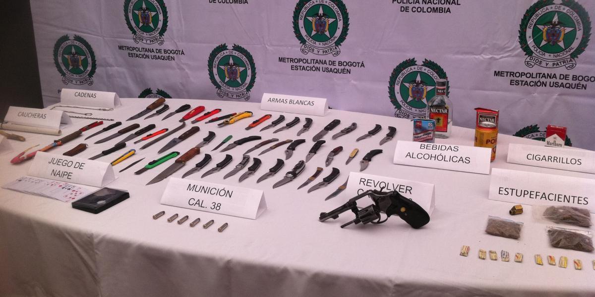 La iniciativa apunta a evitar que los bogotanos sean “víctimas de hurtos, de lesiones y homicidios con este tipo de armas".