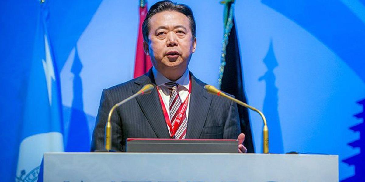 Meng Hongwei, expresidente de la Interpol, quien está detenido en China.