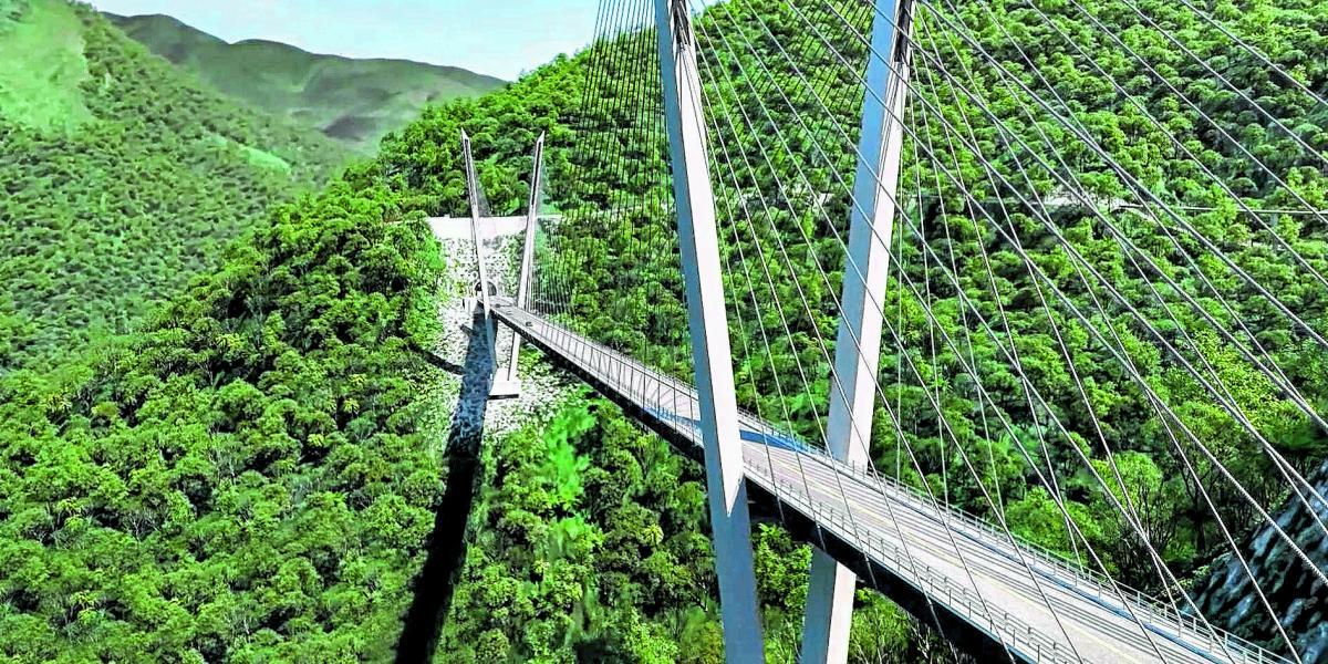 La nueva infraestructura tendrá torres en forma de Y, y será un puente atirantado.