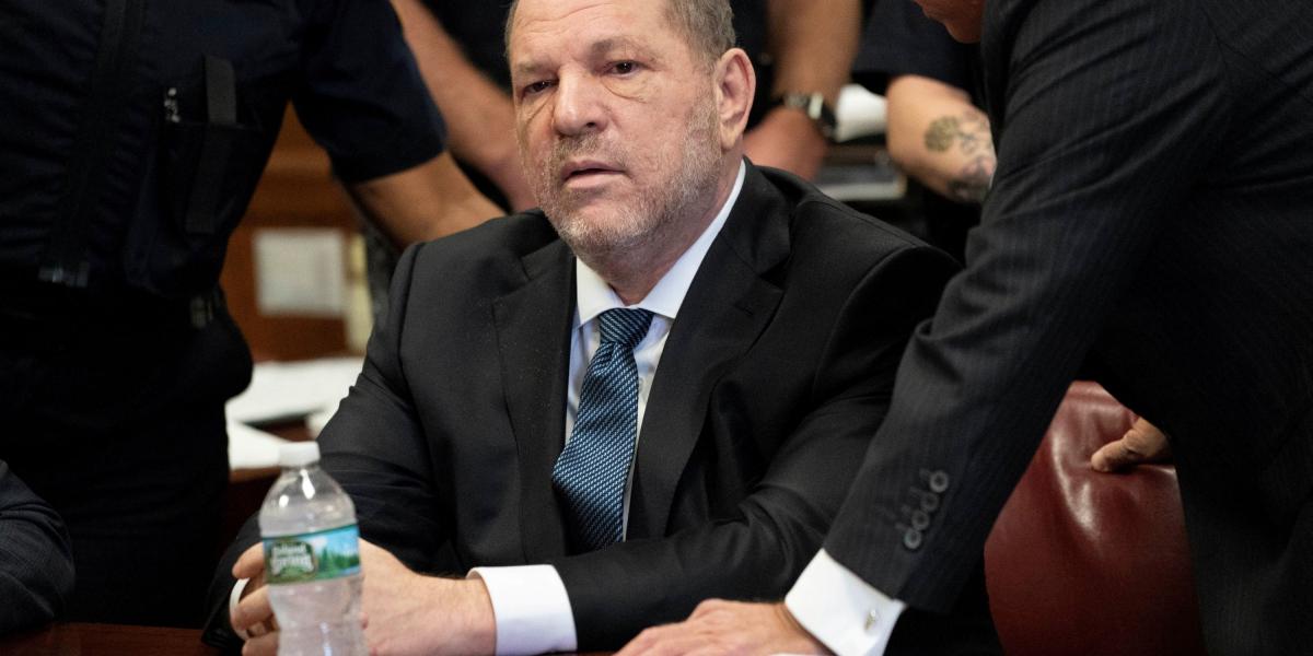 Harvey Weinstein ante una corte criminal de Manhattan.