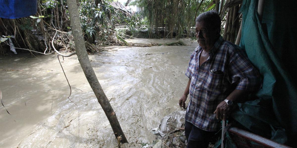 El río Guabas, en Guacarí, Valle, ya ha provocado sus sustos en el pasado.