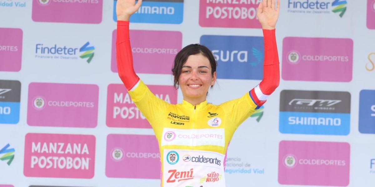 Estefanía Herrera, ciclista colombiana.