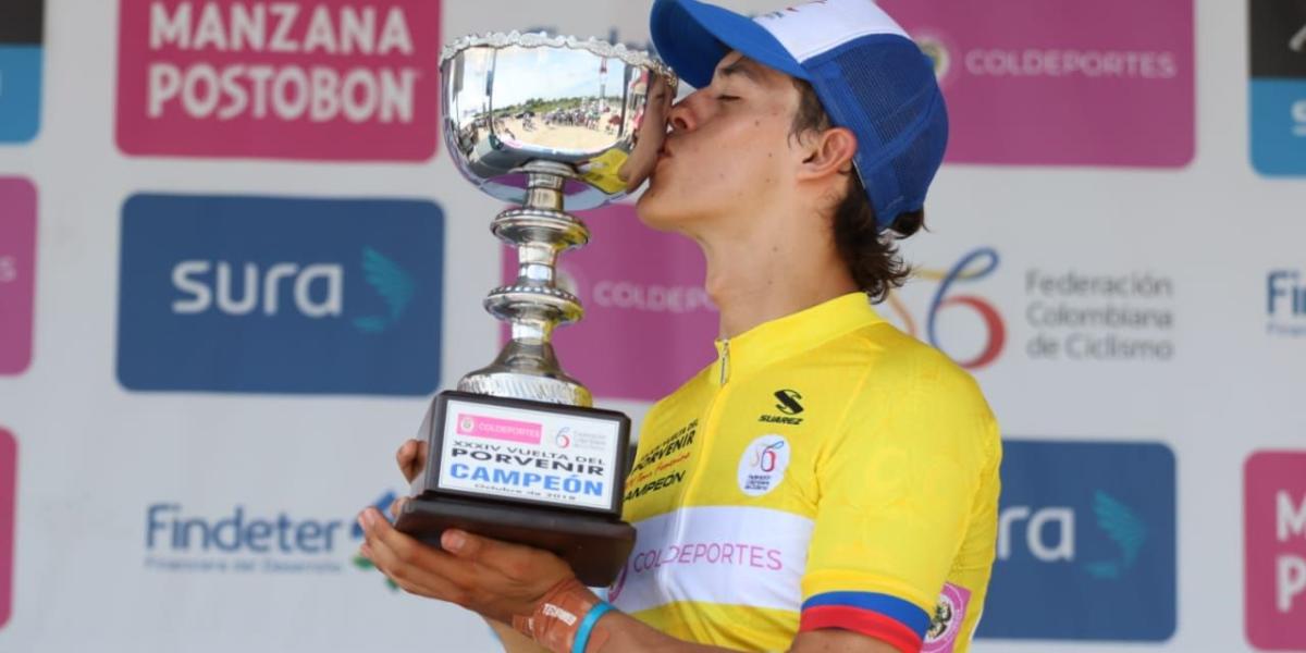 Daniel Arroyave, campeón de la Vuelta del Porvenir 2018.