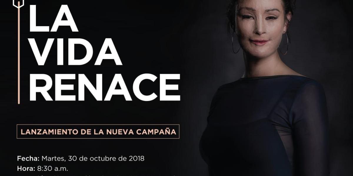 Natalia Ponce de León lanza su campaña 'La vida renace', para educar sobre temas de violencia.