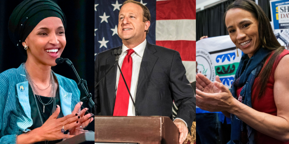 Ilhan Omar, Jared Polis y Sharice Davids fueron algunos de los electos en los comicios de EE. UU.