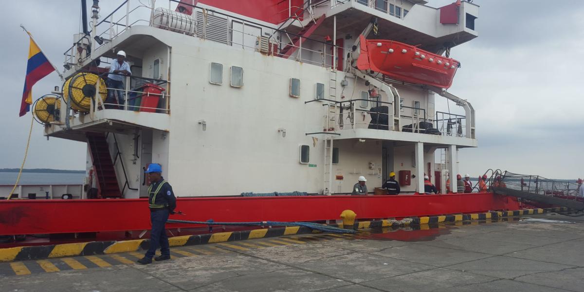 El buque de cuatro pisos llegó procedente de Cartagena.