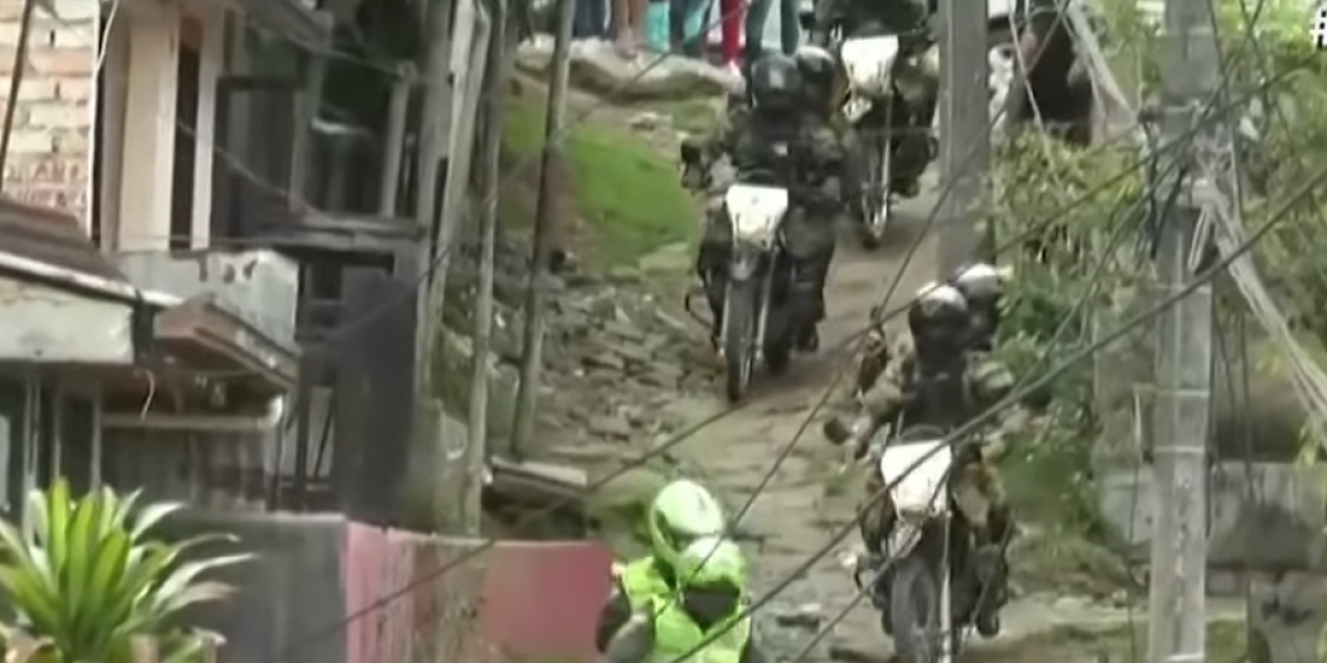 Operativo tras asonada a Policía en Popayán.