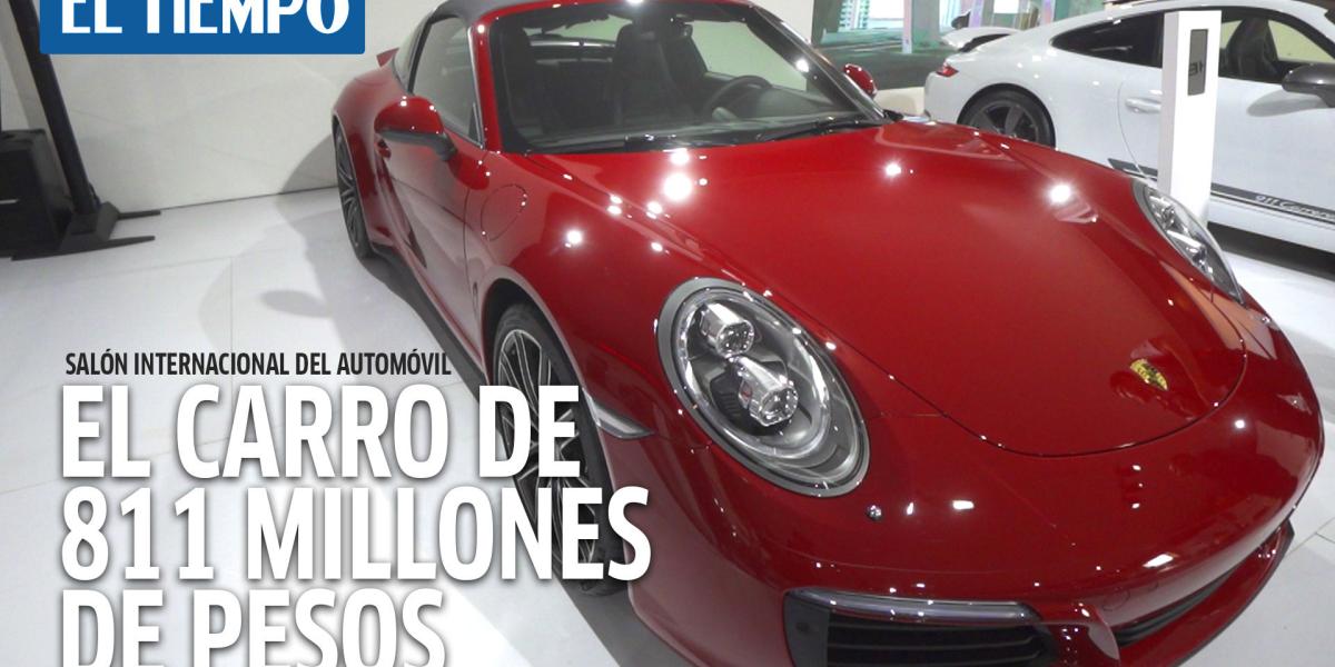 ¿Usted que haría con 811 millones de pesos? Eso cuesta el Porsche 911 Targa, el carro más caro del Salón Internacional del automóvil. Dimos un recorrido buscando el carro y la moto más costosos y más baratos de la feria.