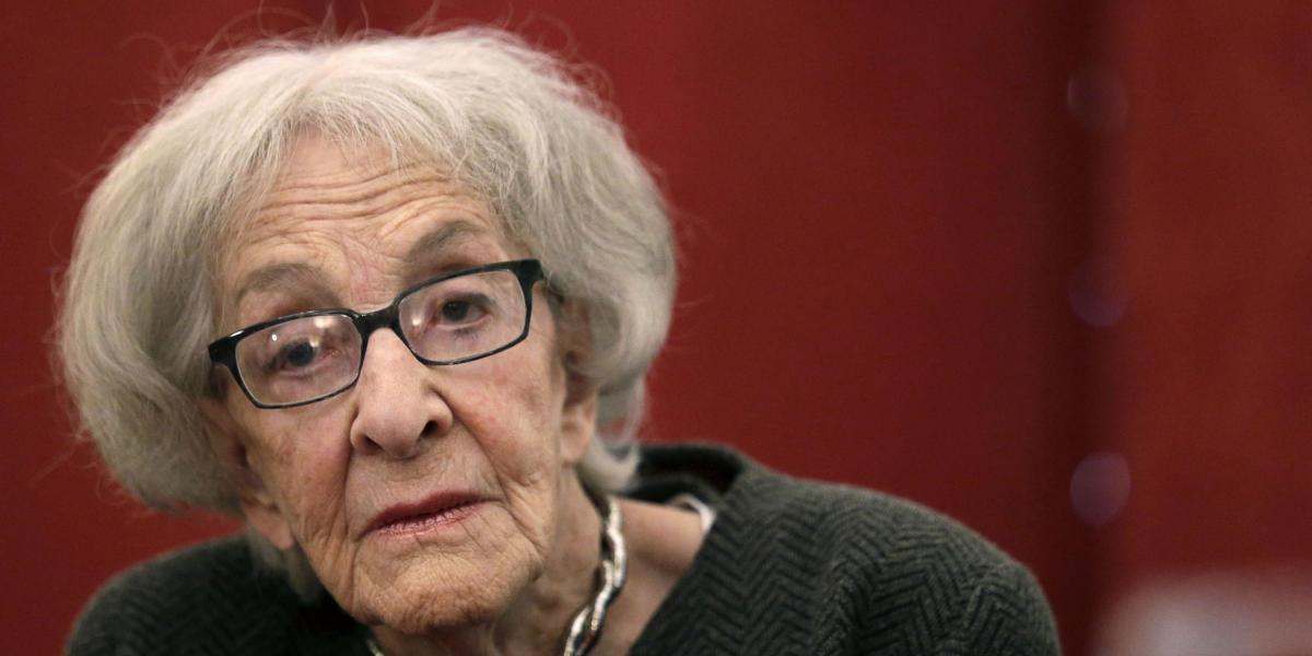 Poeta uruguaya Ida Vitale, de 95 años.