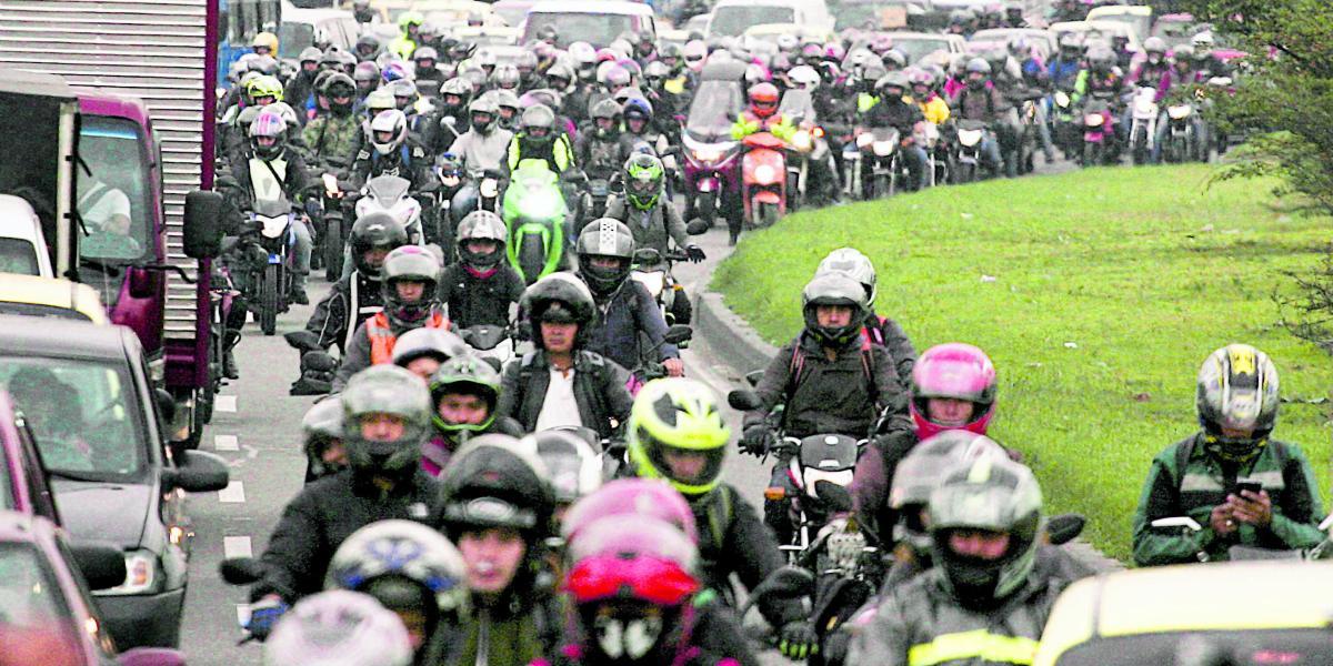 En Bogotá, según la Secretaría de Movilidad, hay registradas 474.637 motocicletas