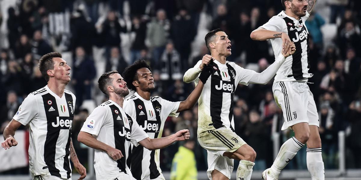 Juventus ganó 2-0 al Spal.