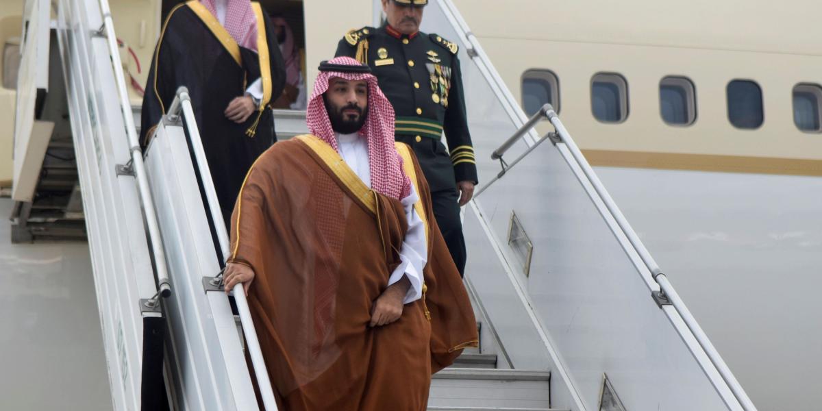 El príncipe heredero de Arabia Saudí, Mohamed bin Salmán, llega a Argentina para la cumbre del G20.