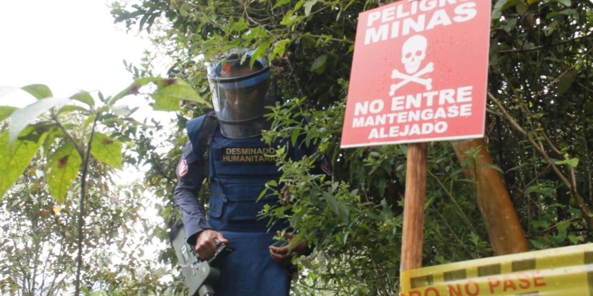 Los municipios de Caicedo, Abriaquí, Caramanta y Támesis ya se encuentran libres de sospecha de minas.