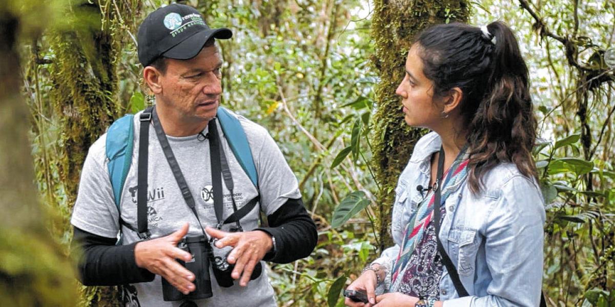 La periodista Tatiana Pardo y un equipo de Canal Trece recorrieron las selvas del país para conocer las nuevas especies.