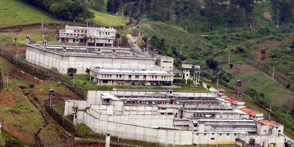Panorámica de la cárcel de máxima seguridad de 
Itagüí (Antioquia).