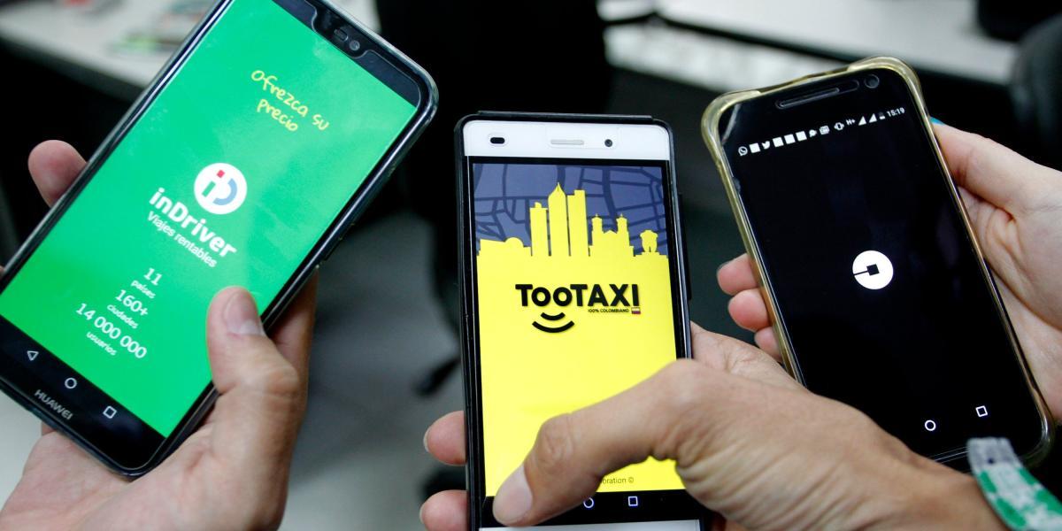 TooTaxi cuenta con los respectivos permisos para prestar el servicio de transporte de pasajeros. Acusan a otras 'apps' de publicidad engañosa