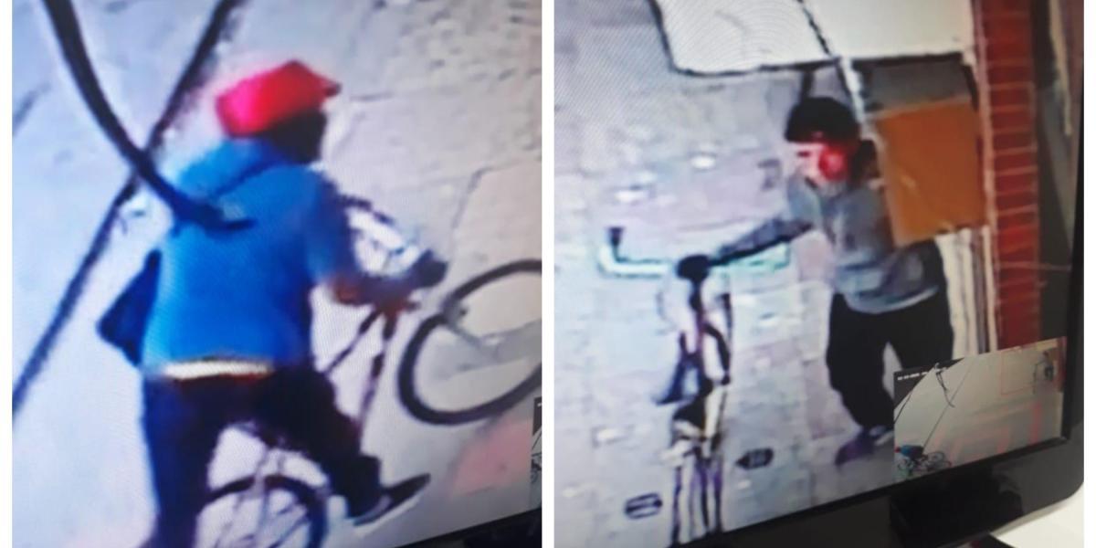 Estos serían los dos hombres señalados de robas las bicicletas.