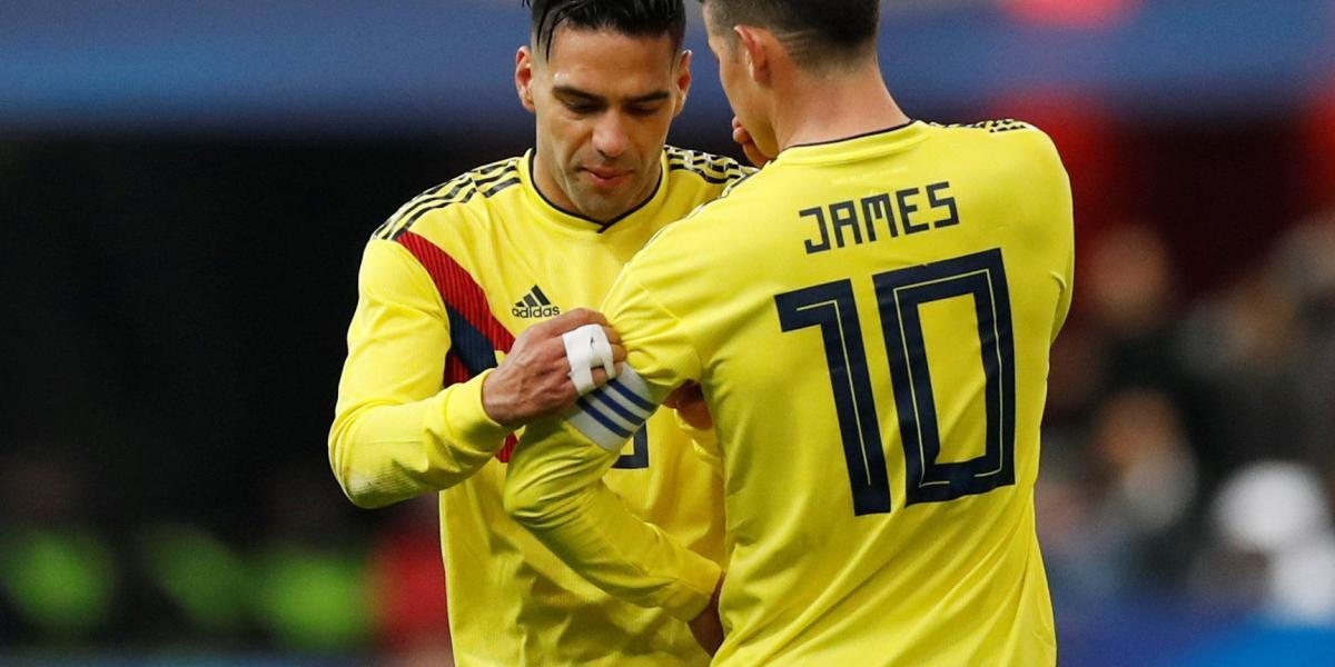 El delantero Falcao García (izq.) y James Rodríguez, los dos símbolos de la Selección Colombia,
generan buenas expectativas para la Copa América 2019 que se disputará en Brasil.