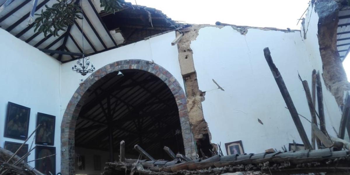 El colapso de la capilla San José no dejó lesionados.