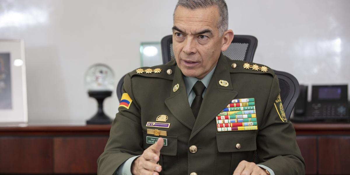 El general Óscar Atehortúa fue nombrado hace dos semanas por el presidente Iván Duque como el nuevo director de la Policía Nacional.