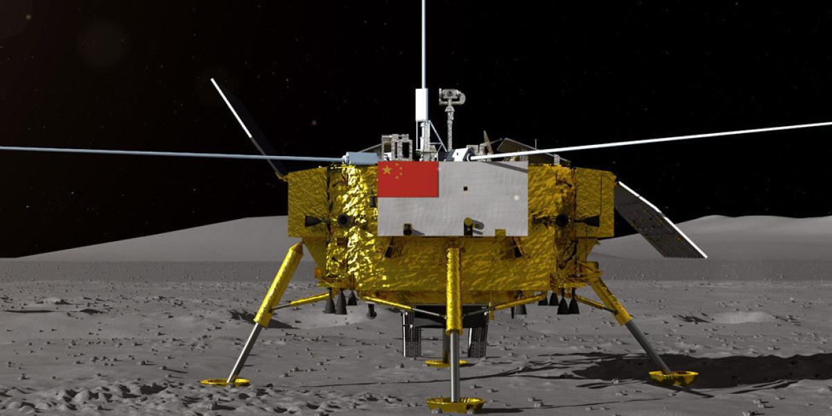 La sonda Chang'e 4 de la Administración Nacional Espacial de China es la primera que aluniza en el "lado oscuro" de nuestro satélite.