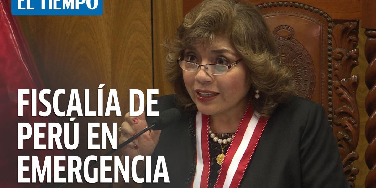 Nueva fiscal general de Perú se declaró en emergencia
