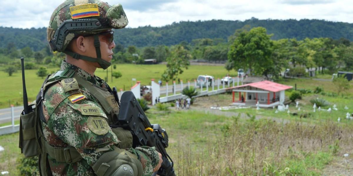 El Ejército Nacional tiene tropas en la zona donde se presentó el enfrentamiento, para garantizar la seguridad de las personas.