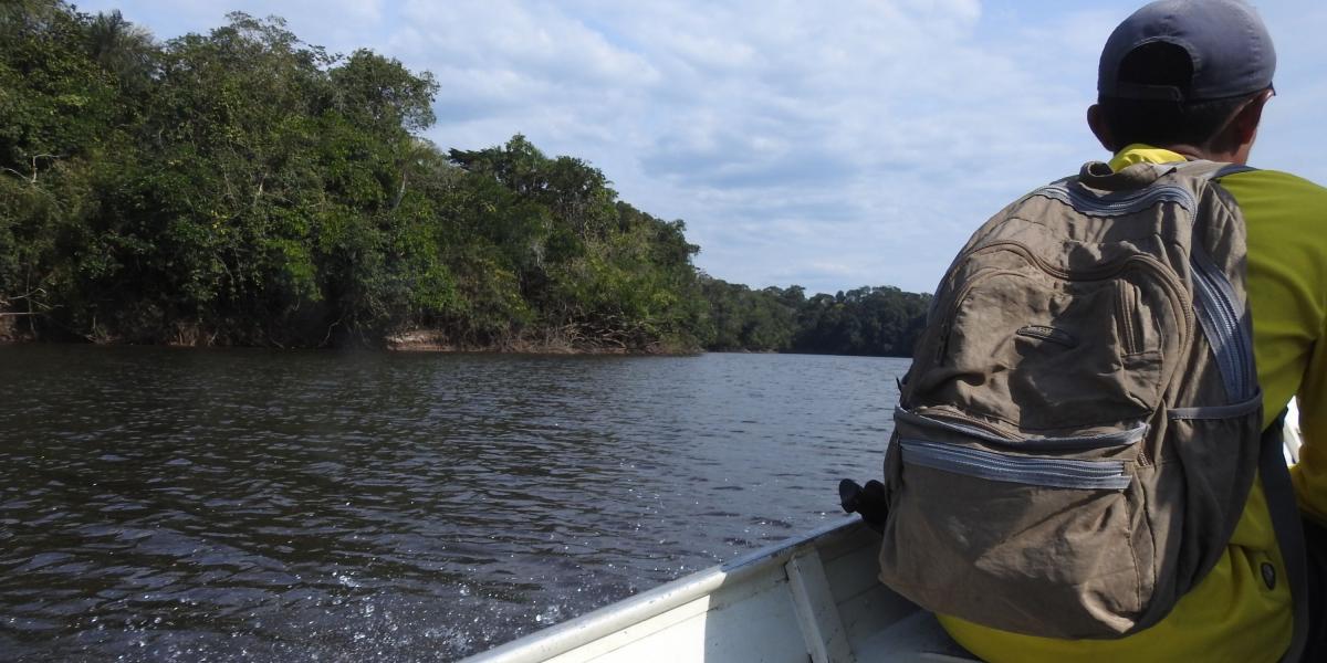 Esteban Carrillo lleva seis años trabajando como investigador en el Instituto Amazónico de Investigaciones Científicas, Sinchi.
