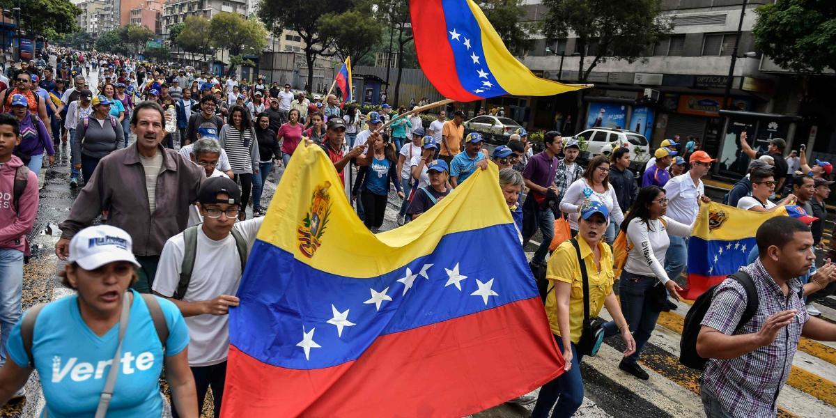 Las manifestaciones se realizan en varias ciudades venezolanas.