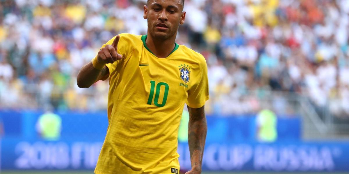 Neymar Jr., figura de la Selección de Brasil.