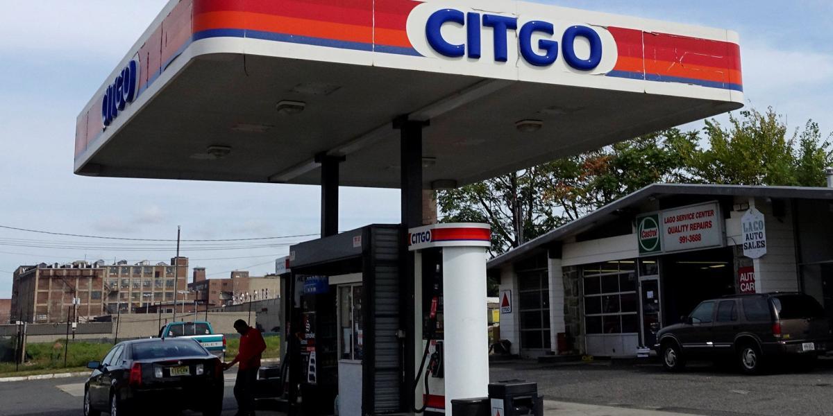 Una estación de gasolina de CITGO, de propiedad de la petrolera estatal venezolana PDVSA, en Nueva Jersey (Estados Unidos).