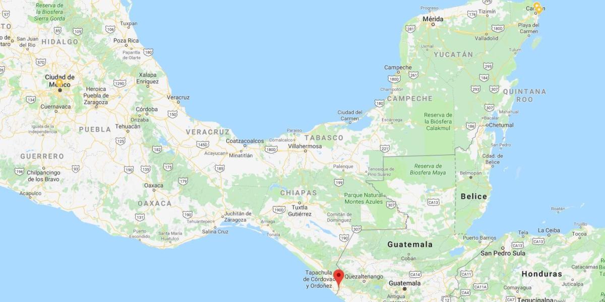El epicentro del sismo se registró en Ciudad Hidalgo, Chiapas.