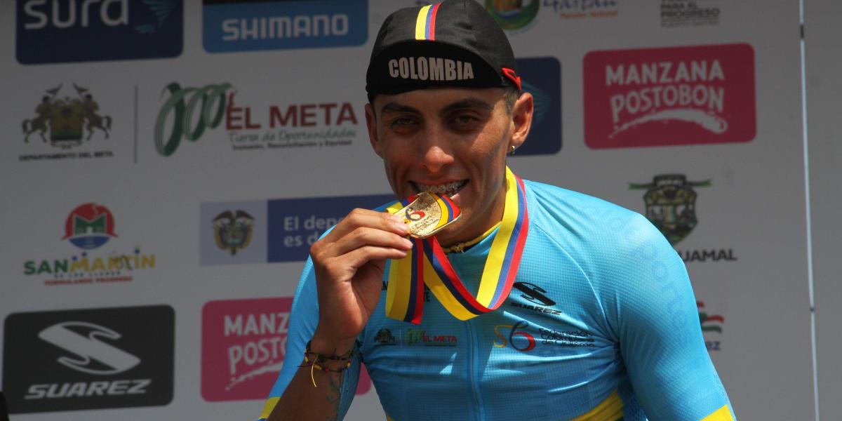 Óscar Quiroz, ciclista nariñense.