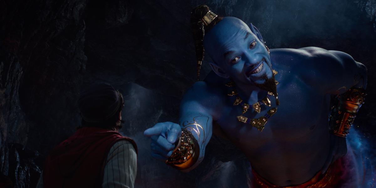 Will Smith aparece pintado de azul y con la estética real que se verá en la pelícuña