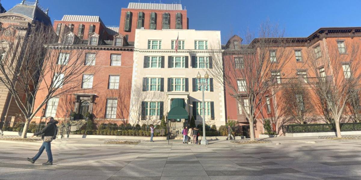 Blair House es la residencia oficial para los invitados del presidente de los Estados Unidos.