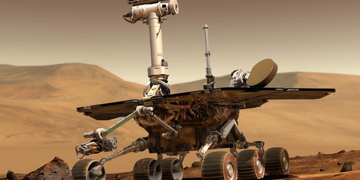 Opportunity fue el segundo robot enviado al Planeta Rojo en 2004 para buscar signos de vidas pasadas.