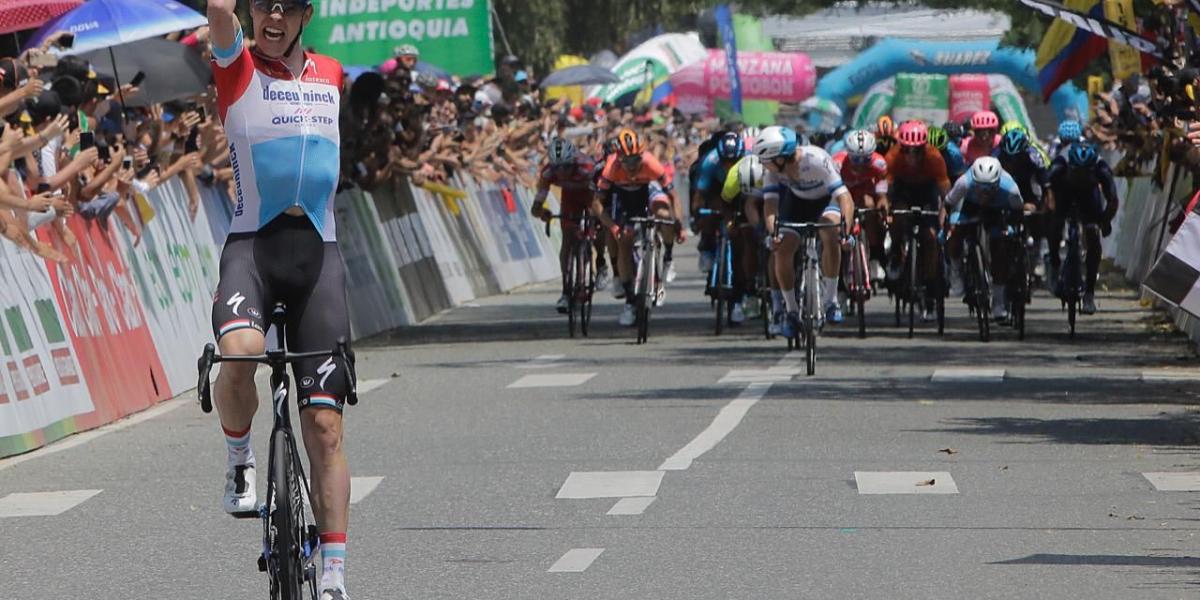 Bob Jungels ganó la cuarta etapa del Tour Colombia.