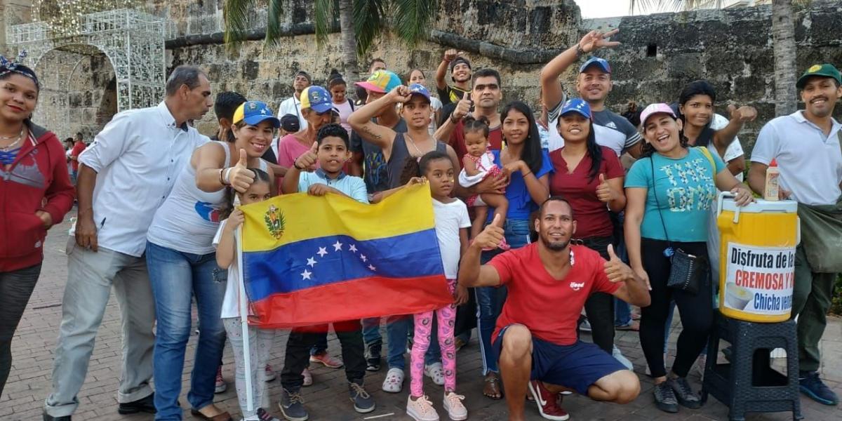 Se calculan 55 mil venezolanos migrantes en Cartatena