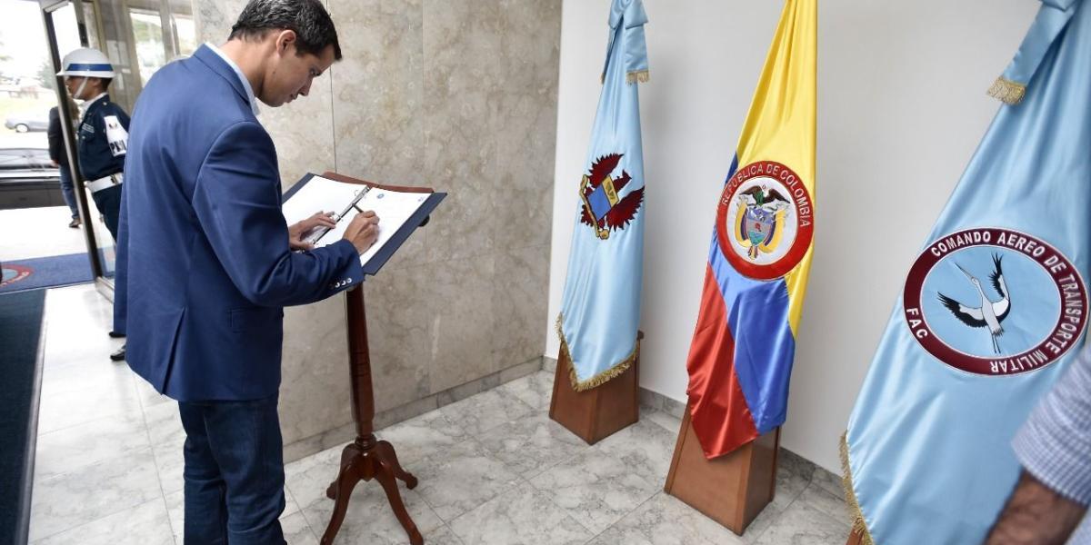 Juan Guaidó llega a Bogotá