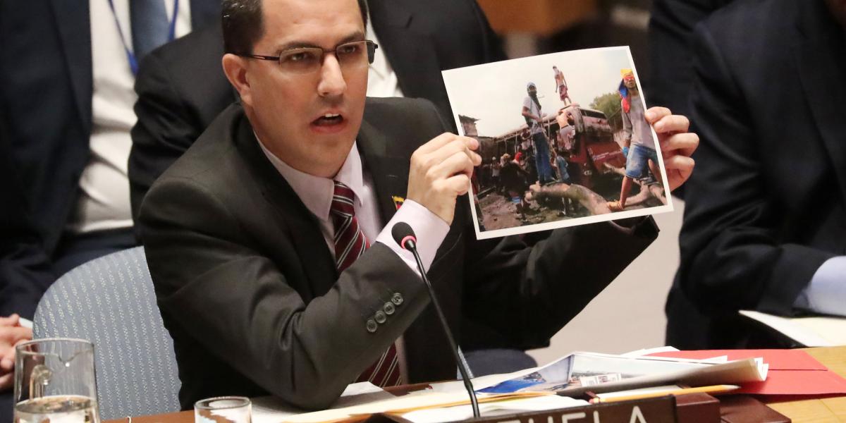 El canciller de Venezuela, en entrevista con EL TIEMPO, asistió al Consejo de Seguridad de la ONU en Ginebra.