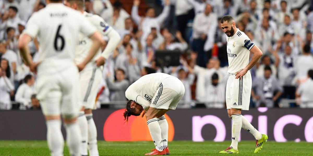 La triste eliminación del Real Madrid en la Liga de Campeones.