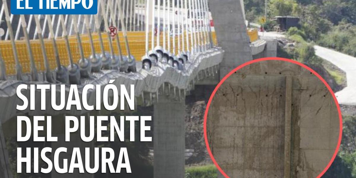 Por fisuras halladas en la obra, Sociedad Colombiana de Ingenieros pide que no se reciba el puente.
