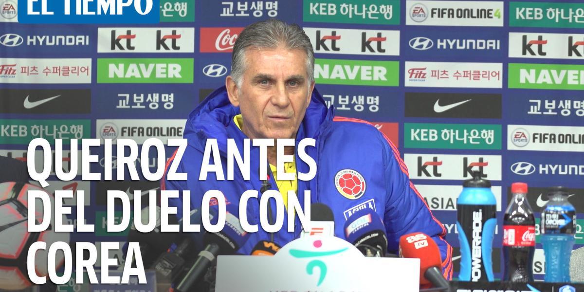 Declaraciones de Queiroz antes del partido Colombia vs. Corea del Sur