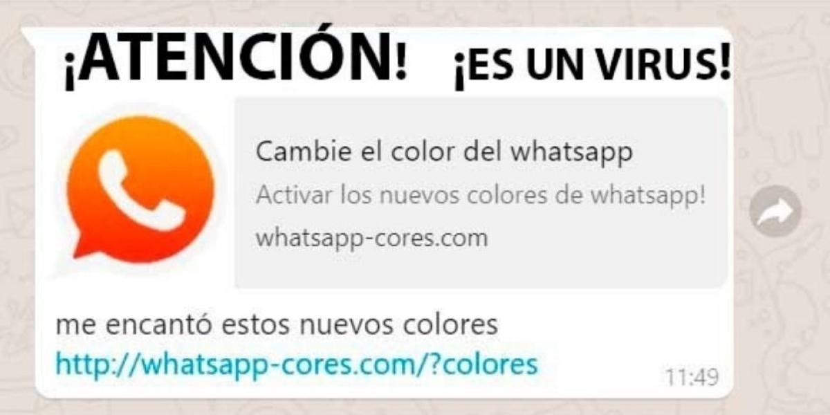 La versión "naranja" de WhatsApp promete cambiar los colores de la aplicación.