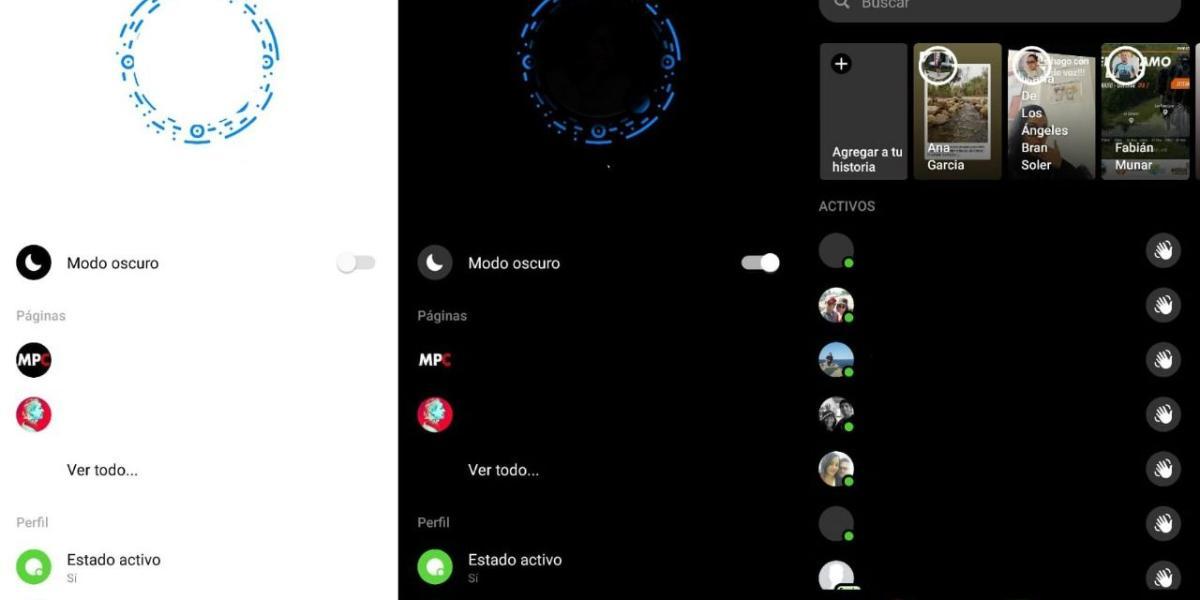 La activación del 'Modo Oscuro' en Facebook Messenger está escondida en un emoji dentro de la aplicación.