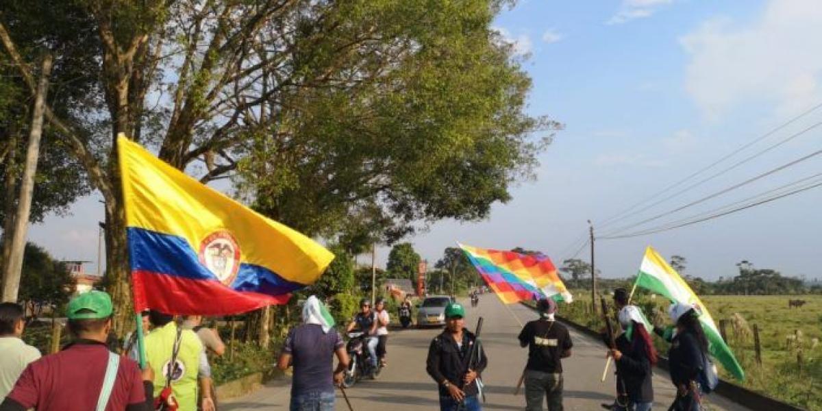 Indígenas del utumayo anunciaron, el pasado 5 de abril, que se tomarán la vía Pitalito(Huila), Mocoa y Puerto Asís, a partir del lunes 8 del mismo mes.
