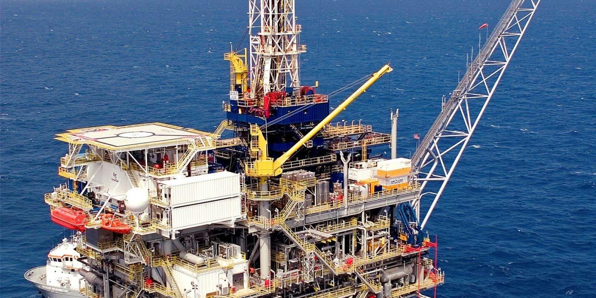 Una plataforma de la compañía Anadarko Petroleum en el Golfo de México.