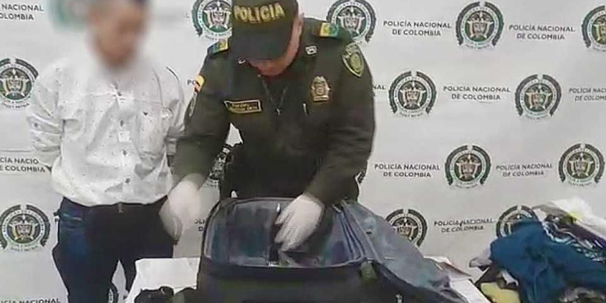 La droga fue incautada en las instalaciones del Aeropuerto José María Córdova.