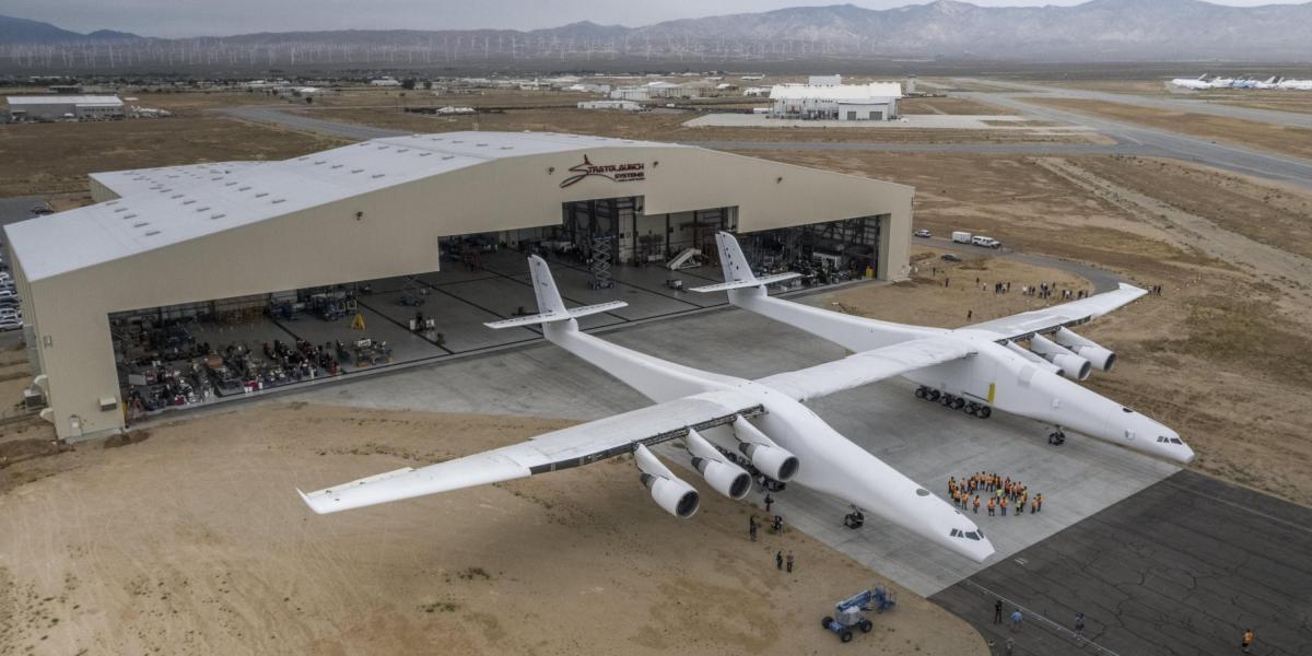 Stratolaunch Systems Corp presentó la aeronave hace casi dos años en Mojave, California.