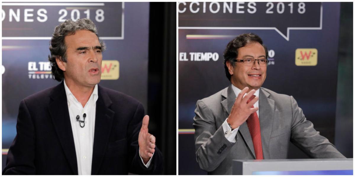 Sergio Fajardo y Gustavo Petro, excandidatos presidenciales.